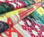 Patchwork Elephant Patterned Cover and Curtain Fabric - Image 8