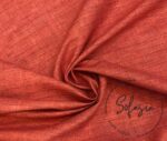 Peach Linen Look Fabric - Image 3