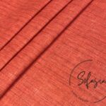 Peach Linen Look Fabric