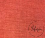 Peach Linen Look Fabric - Image 4