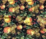 Peach Patterned Sofa and Curtain Fabric - Image 3