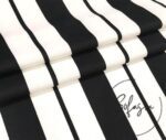 Piano Striped Drapery and Sofa Fabric - Image 3
