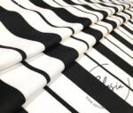 Piano Striped Drapery and Sofa Fabric