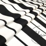 Piano Striped Drapery and Sofa Fabric