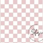 Pink Checkerboard Pattern Fabric