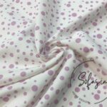 Pink Droplet Pattern Fabric