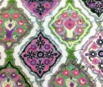 Pink Ikat Argyle Pattern Fabric - Image 7