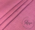 Pink Linen Look Fabric