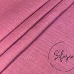 Pink Linen Look Fabric