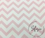 Pink Zigzag Upholstery Fabric