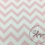 Pink Zigzag Upholstery Fabric