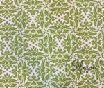 Pistachio Green Motif Patterned Background Curtain Fabric - Image 3
