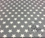 Plain White Starry Fabric on Gray Background - Image 5