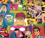 Pop Art Comics Patterned Fabric