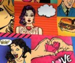 Pop Art Comics Patterned Fabric - Image 6