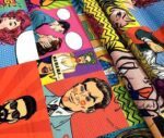 Pop Art Comics Patterned Fabric - Image 8