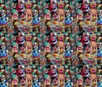 Pop Art Lollipop Patterned Fabric