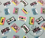 Pop Art Tapes Patterned Fabric - Image 3