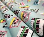 Pop Art Tapes Patterned Fabric - Image 7