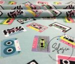 Pop Art Tapes Patterned Fabric - Image 9
