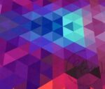 Rainbow Triangles Patterned Fabric - Image 8