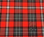 Red British Plaid Fabric - Image 6