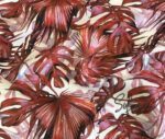 Red Devebase Patterned Fabric - Image 3