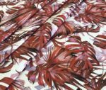 Red Devebase Patterned Fabric - Image 4