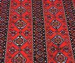 Red Ethnic Patterned Cushion and Curtain Fabric
