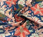 Red Flower Pattern Fabric - Image 4