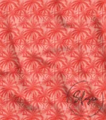 Red Palm Tree Patterned Sofa Cover Fabric
