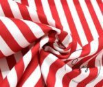 Red Pinstripe Fabric, Sofa and Curtain Fabric - Image 3