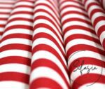 Red Pinstripe Fabric, Sofa and Curtain Fabric - Image 5