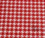 Red Small Houndstooth Fabric - Image 4
