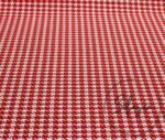 Red Small Houndstooth Fabric - Image 7