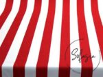 Red Thick Striped Fabric, Sofa and Curtain Fabric