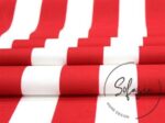 Red Thick Striped Fabric, Sofa and Curtain Fabric - Image 4