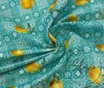 Retro Lemon Patterned Sofa and Curtain Fabric