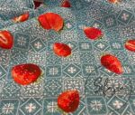 Retro Strawberry Patterned Sofa and Curtain Fabric - Image 4