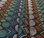 Round Zigzag Pattern Ethnic Fabric with Colorful Dots - Image 6