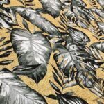 Sack Ground Gray Devebase Patterned Fabric