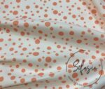 Salmon Droplet Pattern Fabric - Image 3
