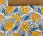 Seaside Lemon Patterned Sofa and Curtain Fabric - Image 3