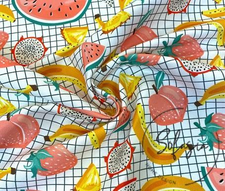 seaside-watermelon-patterned-fabric.jpg Seaside Watermelon Patterned Fabric - Image 1