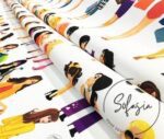Shopping Girls Patterned Fabric - Image 6