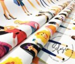 Shopping Girls Patterned Fabric - Image 8