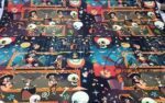 Skull Orchestra Patterned Pop Art Fabric - Image 4