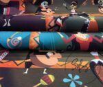 Skull Orchestra Patterned Pop Art Fabric - Image 7