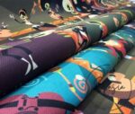 Skull Orchestra Patterned Pop Art Fabric - Image 8