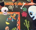 Skull Orchestra Patterned Pop Art Fabric - Image 10